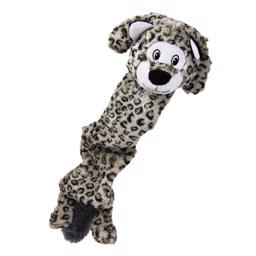 Hundelegetøj fra KONG Plysleopard med elastik